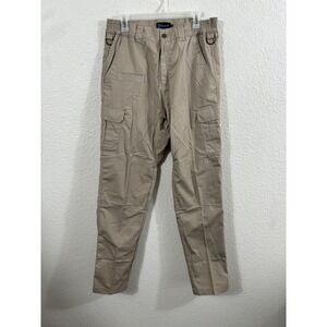 Galls Tac Force Tactical Pants Mens‎ 30x34 Khaki Ripstop Cargo Utility TR2597